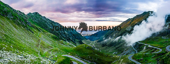 Stitched Carpathian Mts